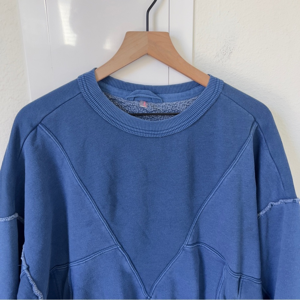 Free People x FP Movement Making It Sweatshirt in Navy Blue - Picture 4 of 6